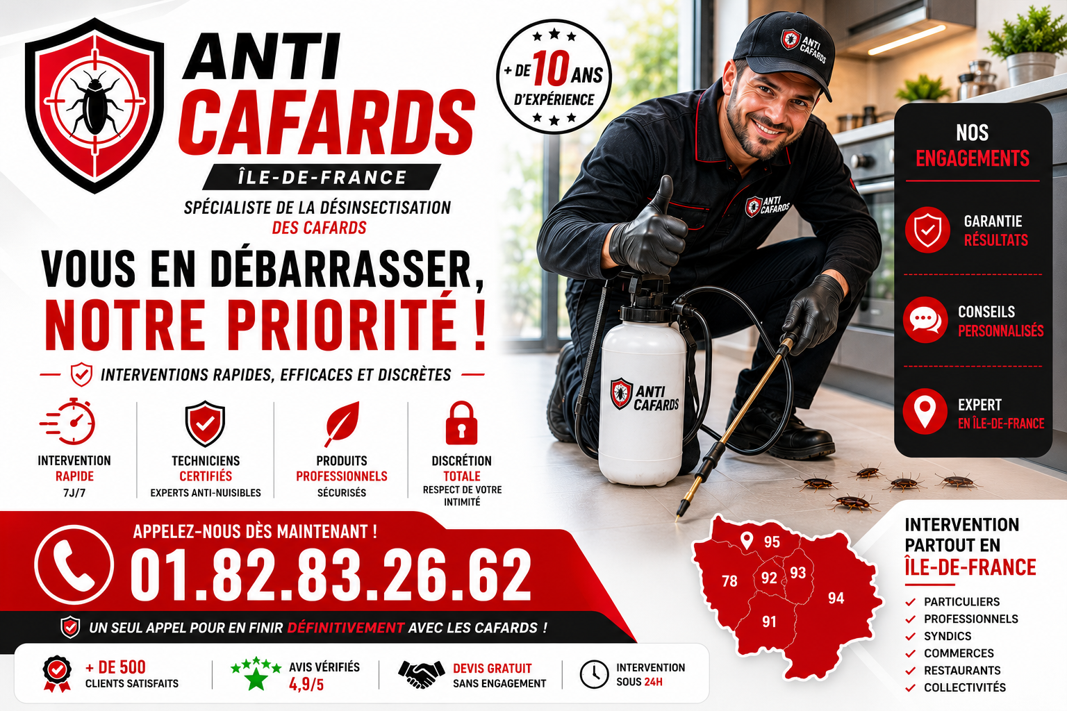Cafards Gonesse